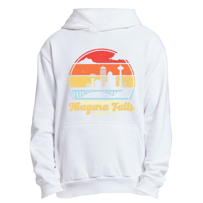 Niagara Falls Waterfall Vintage Matching Family Vacation Urban Pullover Hoodie