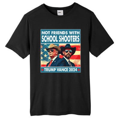 Not Friends With School Shooter Trump Vance 2024 Tall Fusion ChromaSoft Performance T-Shirt