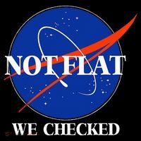 Not Flat We Checked Funny Flat Earth High Crown Mesh Back Trucker Hat