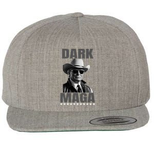 New! Funny Western Trump 2024 Dark Maga Dark Maga Wool Snapback Cap