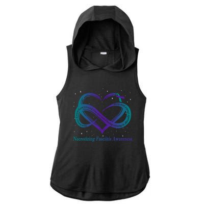 Necrotizing Fasciitis Warrior Gift Ladies PosiCharge Tri-Blend Wicking Draft Hoodie Tank