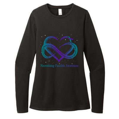 Necrotizing Fasciitis Warrior Gift Womens CVC Long Sleeve Shirt