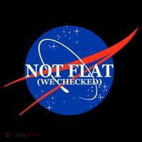 Not Flat We Checked Nasa Anti Flat Earth 16 in Basic Backpack
