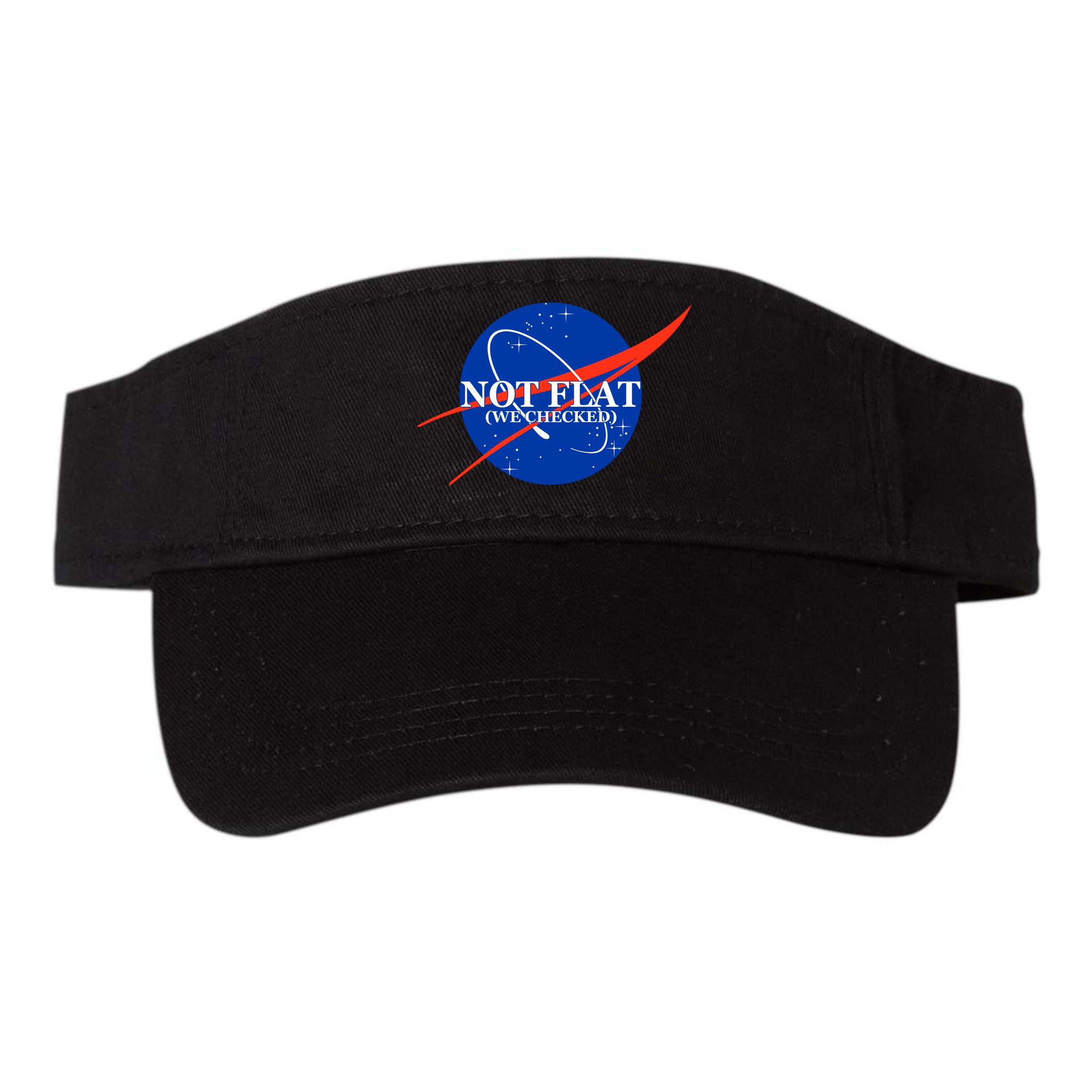 Not Flat We Checked Nasa Anti Flat Earth Visor