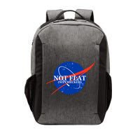 Not Flat We Checked Nasa Anti Flat Earth Vector Backpack