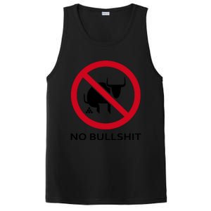 New Funny Word No Bullshit Design PosiCharge Competitor Tank