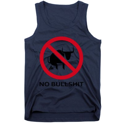 New Funny Word No Bullshit Design Tank Top