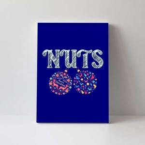 Nuts Funny Xmas Chestnuts Matching Couples Christmas Chest Cool Gift Canvas