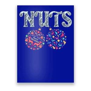 Nuts Funny Xmas Chestnuts Matching Couples Christmas Chest Cool Gift Poster