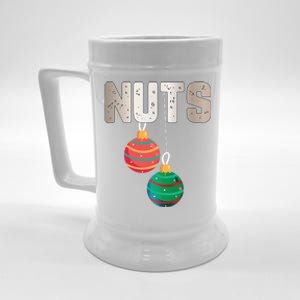 Nuts Funny Xmas Chestnuts Matching Couples Christmas Chest Cute Gift Beer Stein