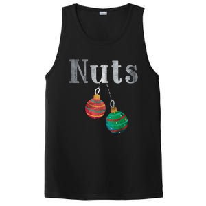 Nuts Funny Xmas Chestnuts Matching Couples Christmas Chest Great Gift PosiCharge Competitor Tank