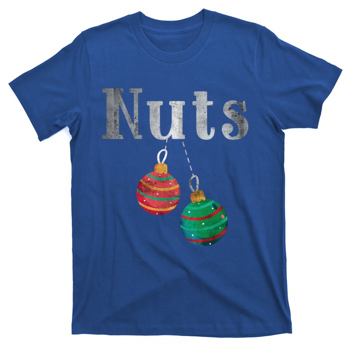 Nuts Funny Xmas Chestnuts Matching Couples Christmas Chest Great Gift T-Shirt