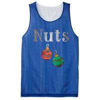 Nuts Funny Xmas Chestnuts Matching Couples Christmas Chest Great Gift Mesh Reversible Basketball Jersey Tank