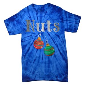 Nuts Funny Xmas Chestnuts Matching Couples Christmas Chest Great Gift Tie-Dye T-Shirt