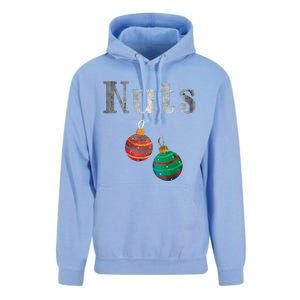 Nuts Funny Xmas Chestnuts Matching Couples Christmas Chest Great Gift Unisex Surf Hoodie