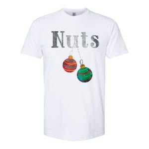 Nuts Funny Xmas Chestnuts Matching Couples Christmas Chest Great Gift Softstyle CVC T-Shirt