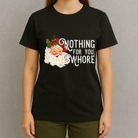 Nothing For You Whore Santa Christmas Funny Santa Long Sleeve T-Shirt