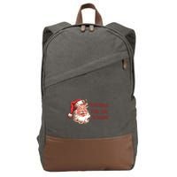 Nothing For You Whore Funny Santa Claus Christmas Cotton Canvas Backpack
