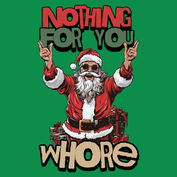 Not For You Whore Funny Santa Claus Hoodie