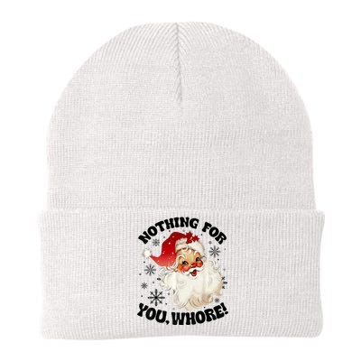 Nothing For You Whore Funny Santa Claus Christmas Knit Cap Winter Beanie