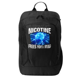 Nicotine Frees Your Mind City Backpack