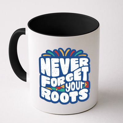 Never Forget Your Roots Black History Month Mug