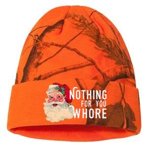 Nothing For You Whore Funny Santa Christmas Kati Licensed 12" Camo Beanie