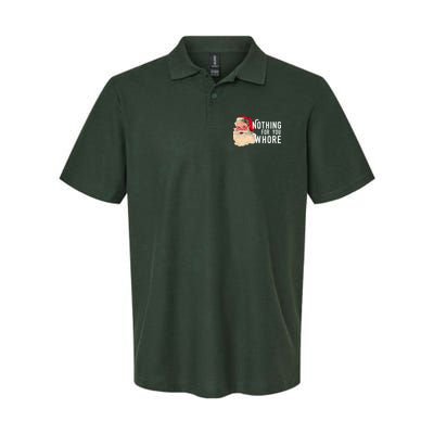 Nothing For You Whore Funny Santa Christmas Polo