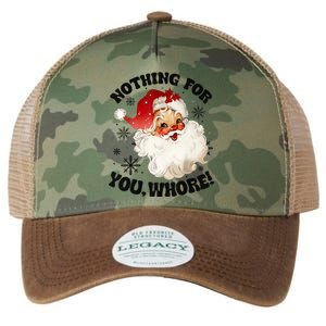 Nothing For You Whore Funny Santa Claus Christmas Legacy Tie Dye Trucker Hat