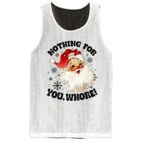 Nothing For You Whore Funny Santa Claus Christmas Mesh Reversible Basketball Jersey Tank