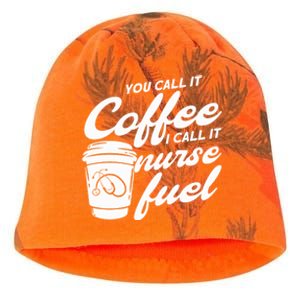 Nurse Fuel You Call It Coffee I Call It Nurse Fuel Cool Gift Kati - Camo Knit Beanie