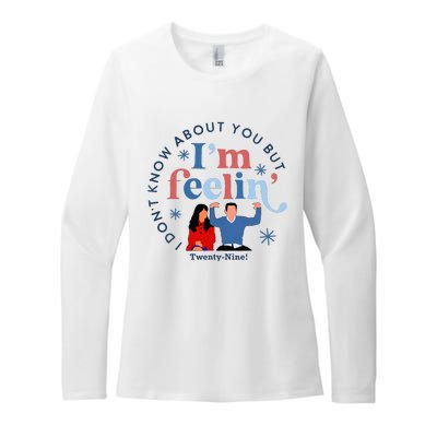 New Girl 29 IM Feelin Twenty Nine Happy Birthday 29th Womens CVC Long Sleeve Shirt