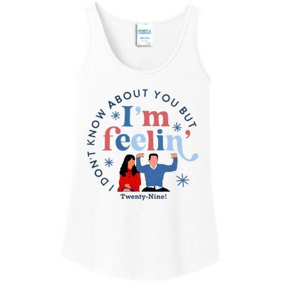 New Girl 29 IM Feelin Twenty Nine Happy Birthday 29th Ladies Essential Tank