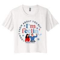 New Girl 29 IM Feelin Twenty Nine Happy Birthday 29th Women's Crop Top Tee