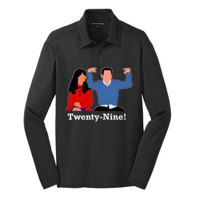 New Girl 29 IM Feelin Twenty Nine Happy Birthday 29th Cute Silk Touch Performance Long Sleeve Polo