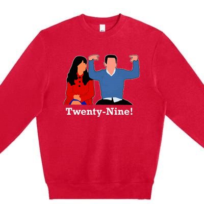 New Girl 29 IM Feelin Twenty Nine Happy Birthday 29th Cute Premium Crewneck Sweatshirt