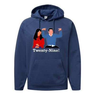 New Girl 29 IM Feelin Twenty Nine Happy Birthday 29th Cute Performance Fleece Hoodie