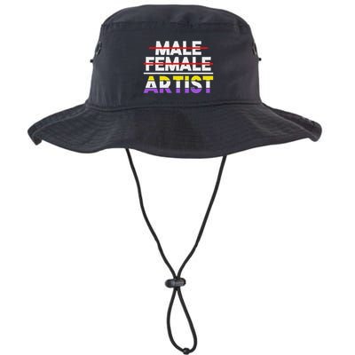 Non Gender Artist Non Binary Legacy Cool Fit Booney Bucket Hat