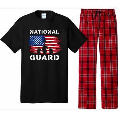 National Guard American Flag Proud Patriotic Gift Pajama Set