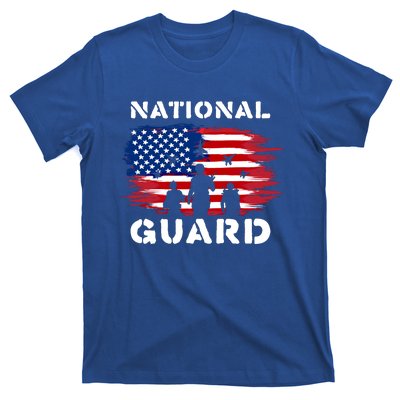 National Guard American Flag Proud Patriotic Gift T-Shirt