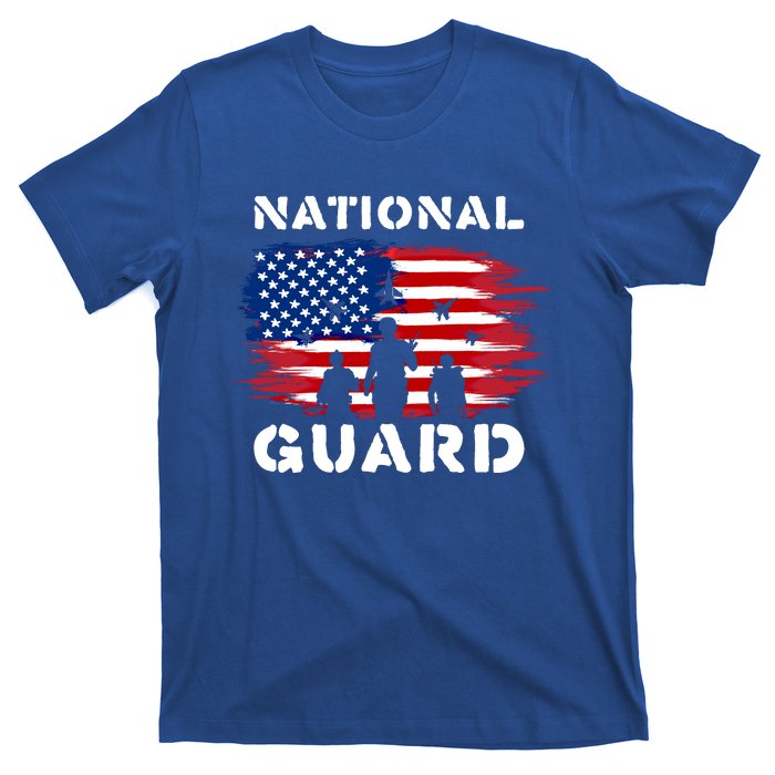 National Guard American Flag Proud Patriotic Gift T-Shirt