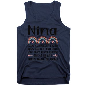 Nina Grandmother Appreciation Nina Grandma Rainbow Tank Top