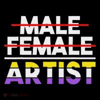 Non Gender Artist Non Binary Mousepad