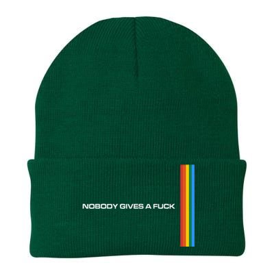 Nobody Gives A Fuck Knit Cap Winter Beanie