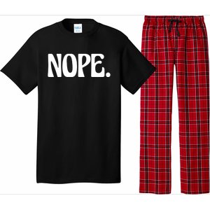 Nope Go Ask Your Mother Funny Dad Or Mom Funny Gift Pajama Set