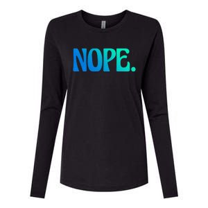 Nope Go Ask Your Mother Funny Dad Or Mom Gift Womens Cotton Relaxed Long Sleeve T-Shirt