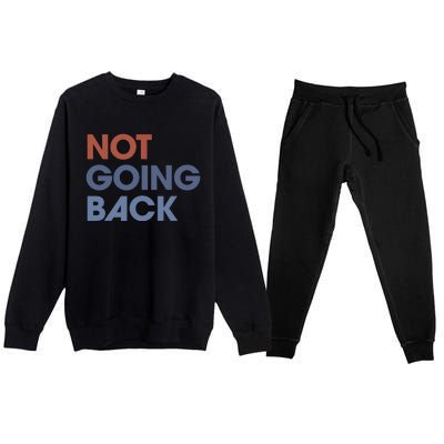 Not Going Back Premium Crewneck Sweatsuit Set