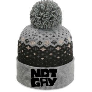 Not Gay But I Love You Straight Hetero Meaningful Gift The Baniff Cuffed Pom Beanie