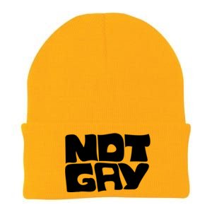 Not Gay But I Love You Straight Hetero Meaningful Gift Knit Cap Winter Beanie