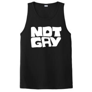 Not Gay But I Love You Straight Hetero Meaningful Gift PosiCharge Competitor Tank